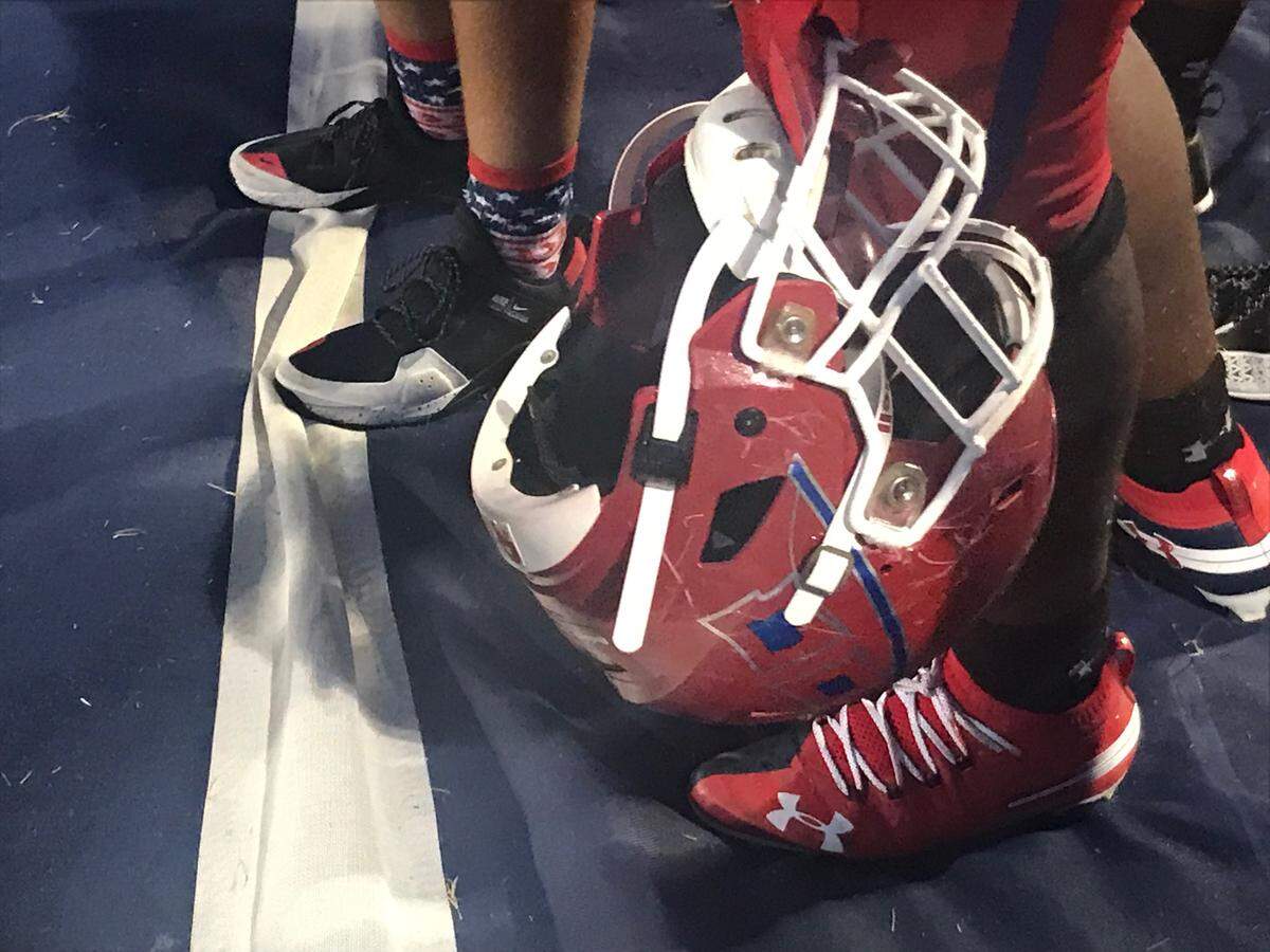 Manatee High got Riddell helmets with InSite technology in 2017 under head coach Yusuf Shakir to increase player safety with concussions and other hard impacts players face.
