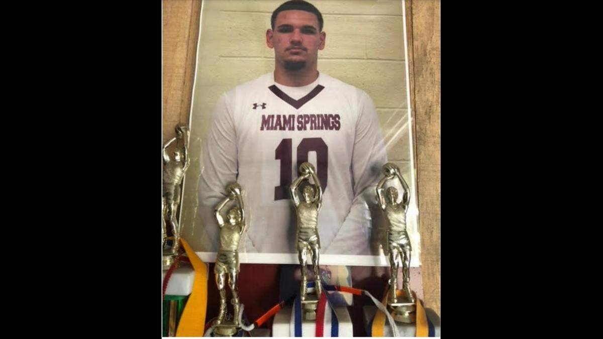 Marcos Martin-Morgado, 23, a reputed member of a Brownsville street gang, pictured here in a photo from Miami Springs High.