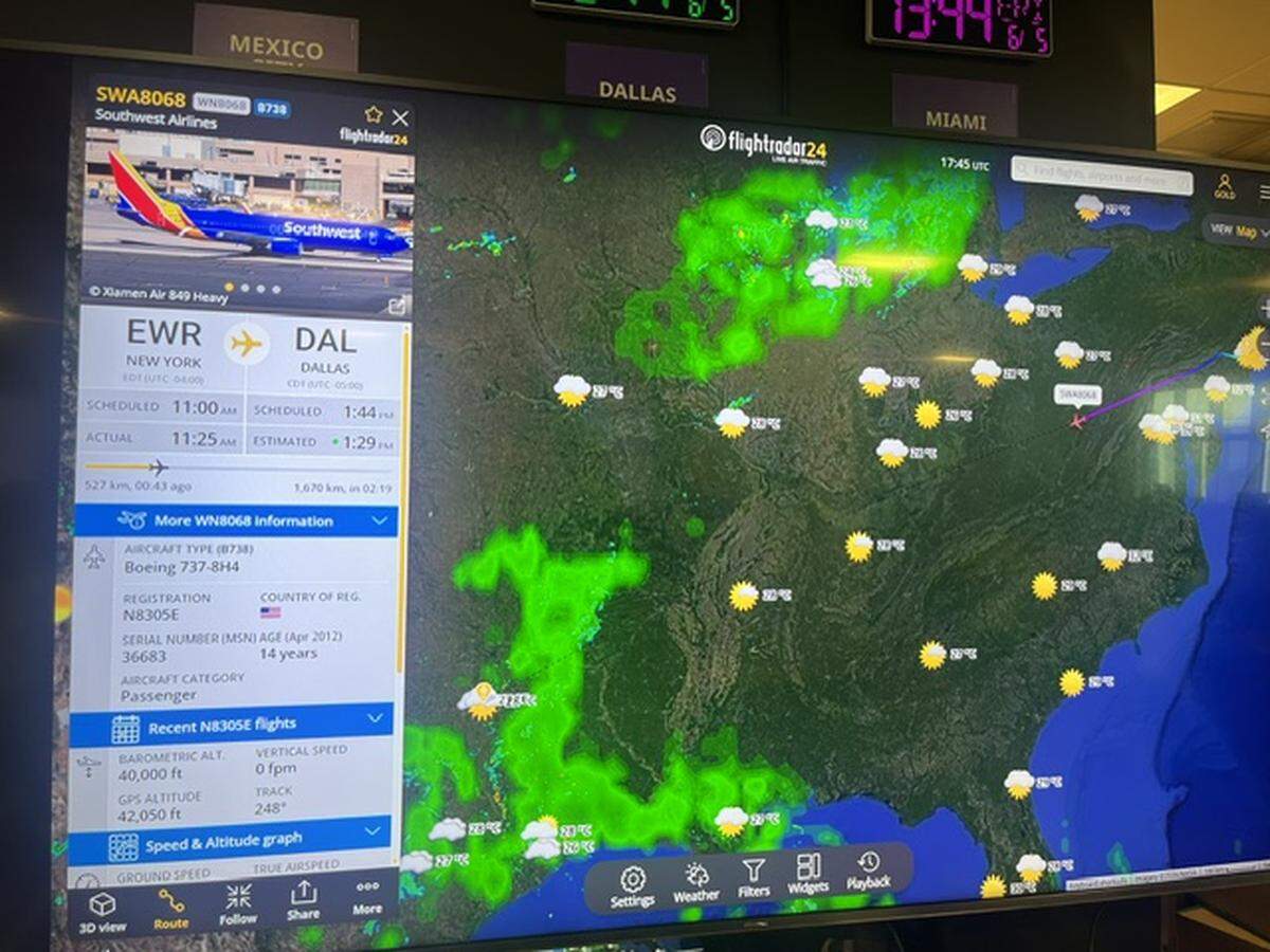 FIFA World Cup organizers are closely monitoring the weather in the United States, Mexico and Canada from the Tournament Operations Center in Coral Gables, Florida.