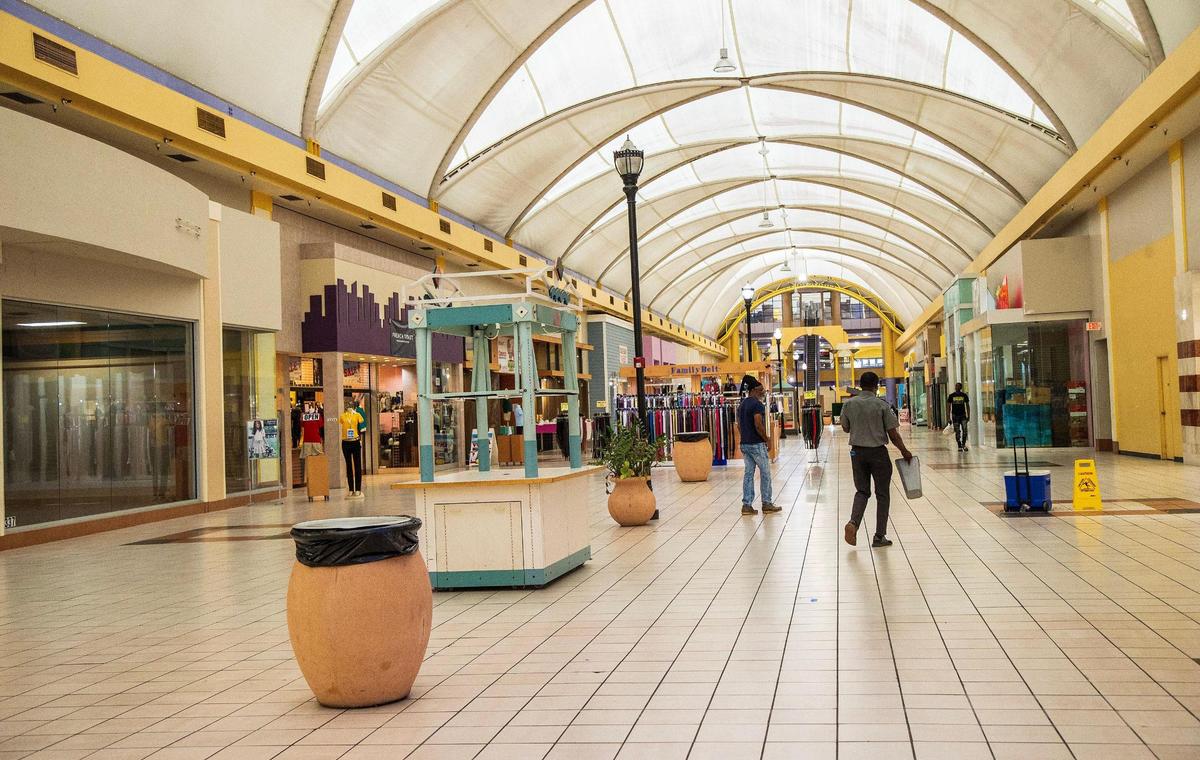 The Mall at 163rd Street near North Miami Beach on March 22, 2024. New owners plan a $150 million makeover to boost business at the most empty mall via new retail stores and a food court, sports courts, housing, doctor offices.