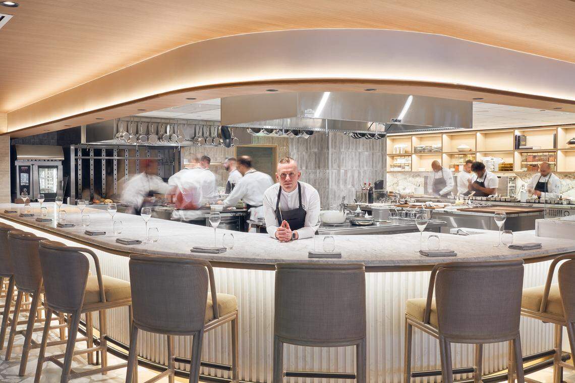Chef’s Counter at MAASS at the Four Seasons Hotel and Residences in Fort Lauderdale has earned Broward County’s first Michelin star.