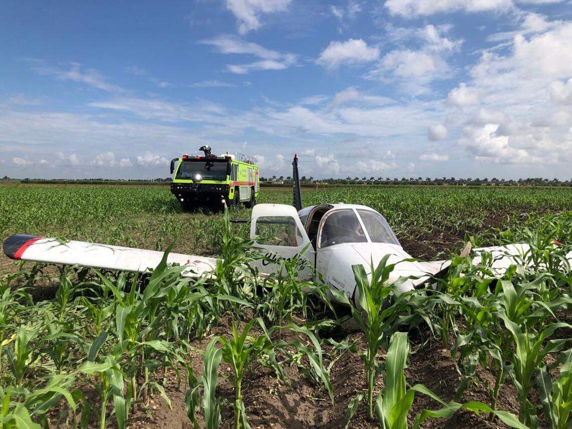 A small plane has crashed after departing from Miami Executive Airport Monday morning.