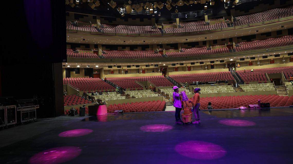 Hard Rock Live, here on October 15, 2019, seats 7,000 people. Broward County Public Schools Superintendent Howard Hepburn says some schools need to use this venue because they have nearly 1,000 students graduating and simply can’t fit in school facilities. 