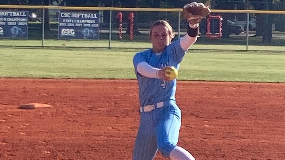 Silver Palms pitcher Ava Stevens came through with a clutch performance in the late innings to preserve her team’s 4-3 victory over Coral Springs Charter.