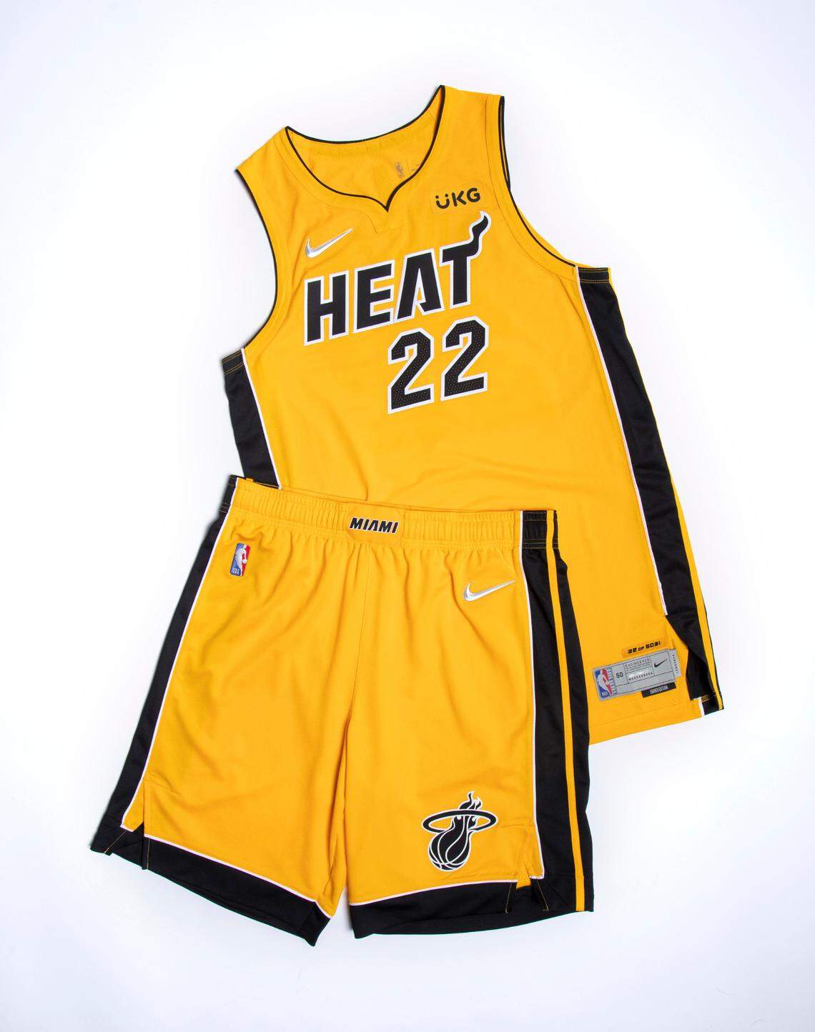 The Miami Heat is planning to debut the “Trophy Gold” Earned Edition uniform on Thursday, March 11, 2021.