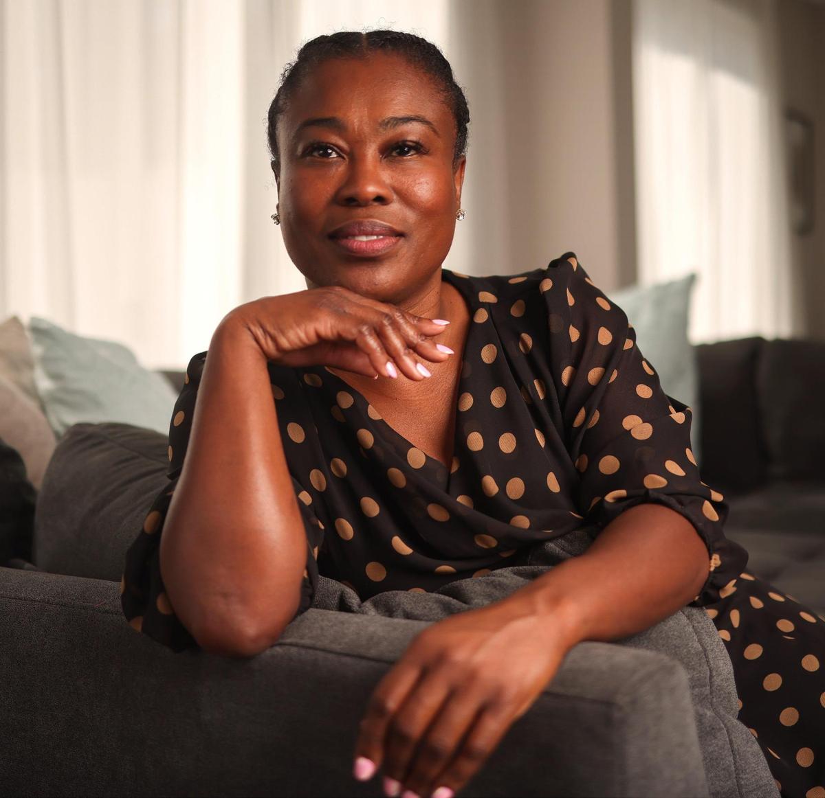 “The purchasing power in Miami is being diluted,” said Linda Neverson, a Miramar resident who purchased her two-story townhouse in Miramar in 2022. Neverson is photographed inside her renovated Miramar townhouse on Monday, February 14, 2024.