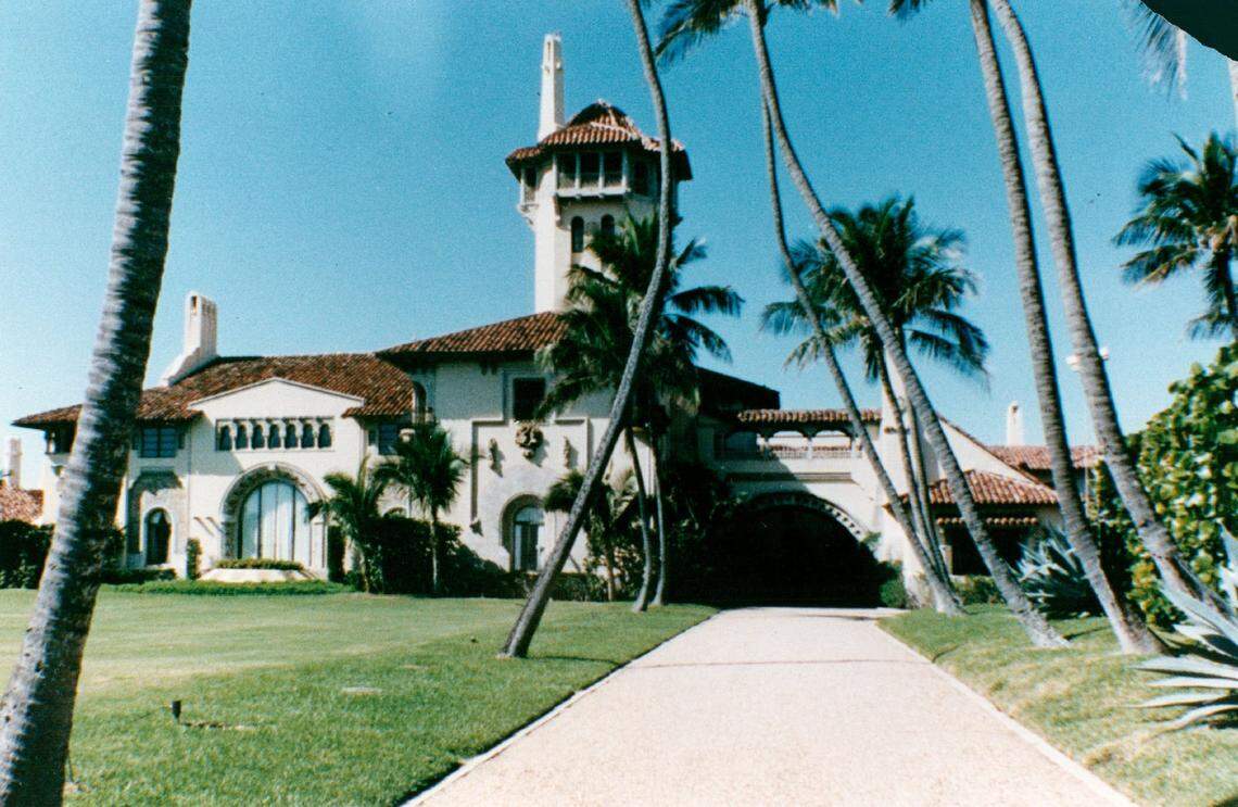 Mar-a-Lago’s exterior in 1993.