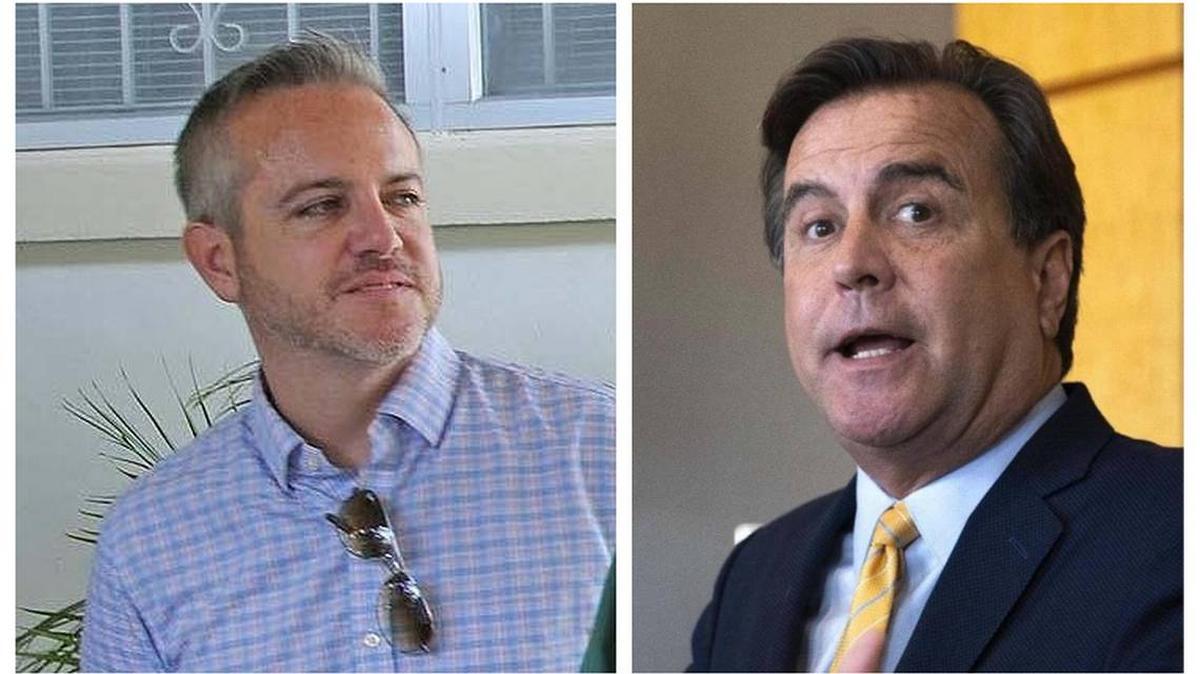 A battery charge against government affairs attorney Carlos J. Gimenez for slapping Miami Commissioner Alex Diaz de la Portilla on the side of the head with his open hand earlier this month, has been dropped.