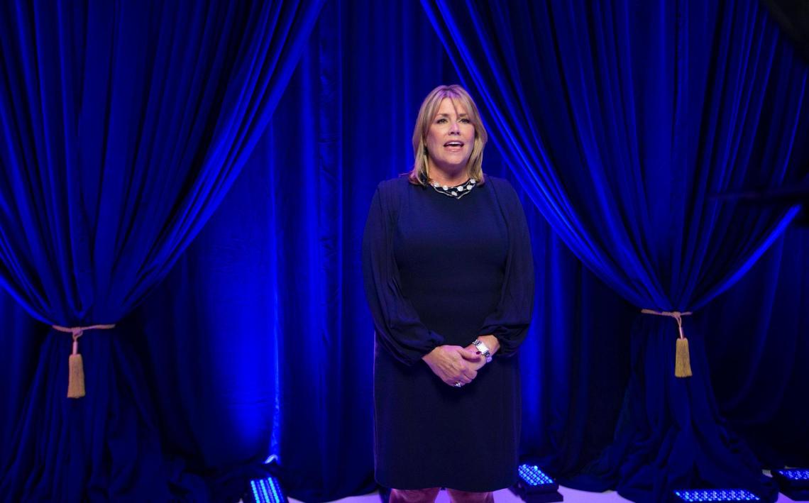 Nancy Meyer, president of the Miami Herald and el Nuevo Herald, delivers opening remarks at the 63rd Annual Miami Herald / el Nuevo Herald Silver Knight Awards on Thursday, May 20, 2021.
