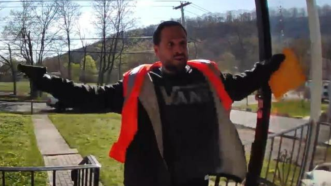 A fake deliveryman pulled out a gun and tried breaking into a home, Connecticut cops say.