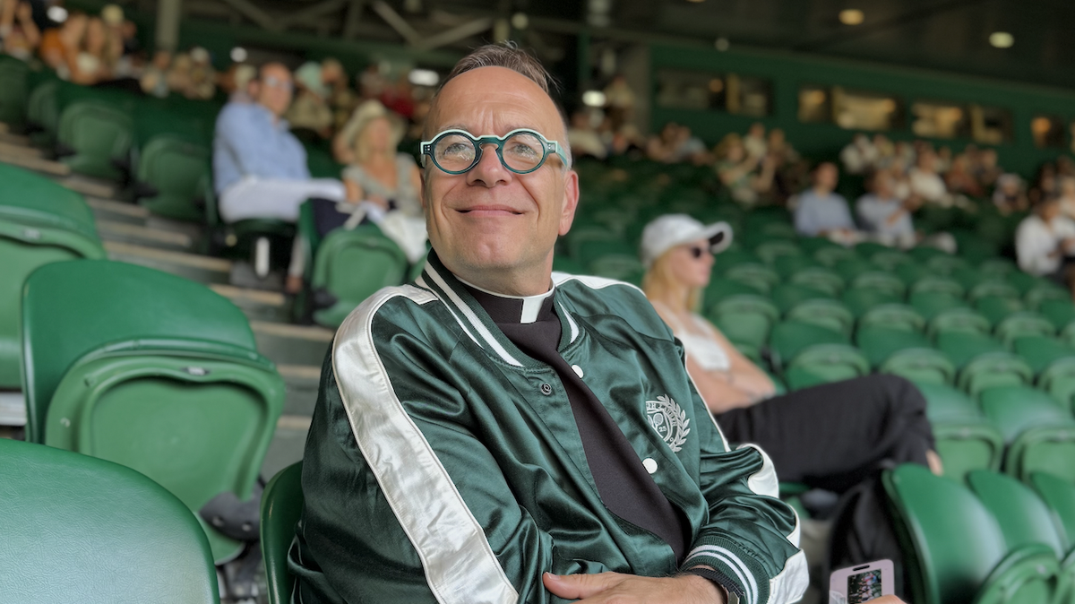 Father Jim Sichko speaks out after telling Kate Middleton he loves her at Wimbledon.