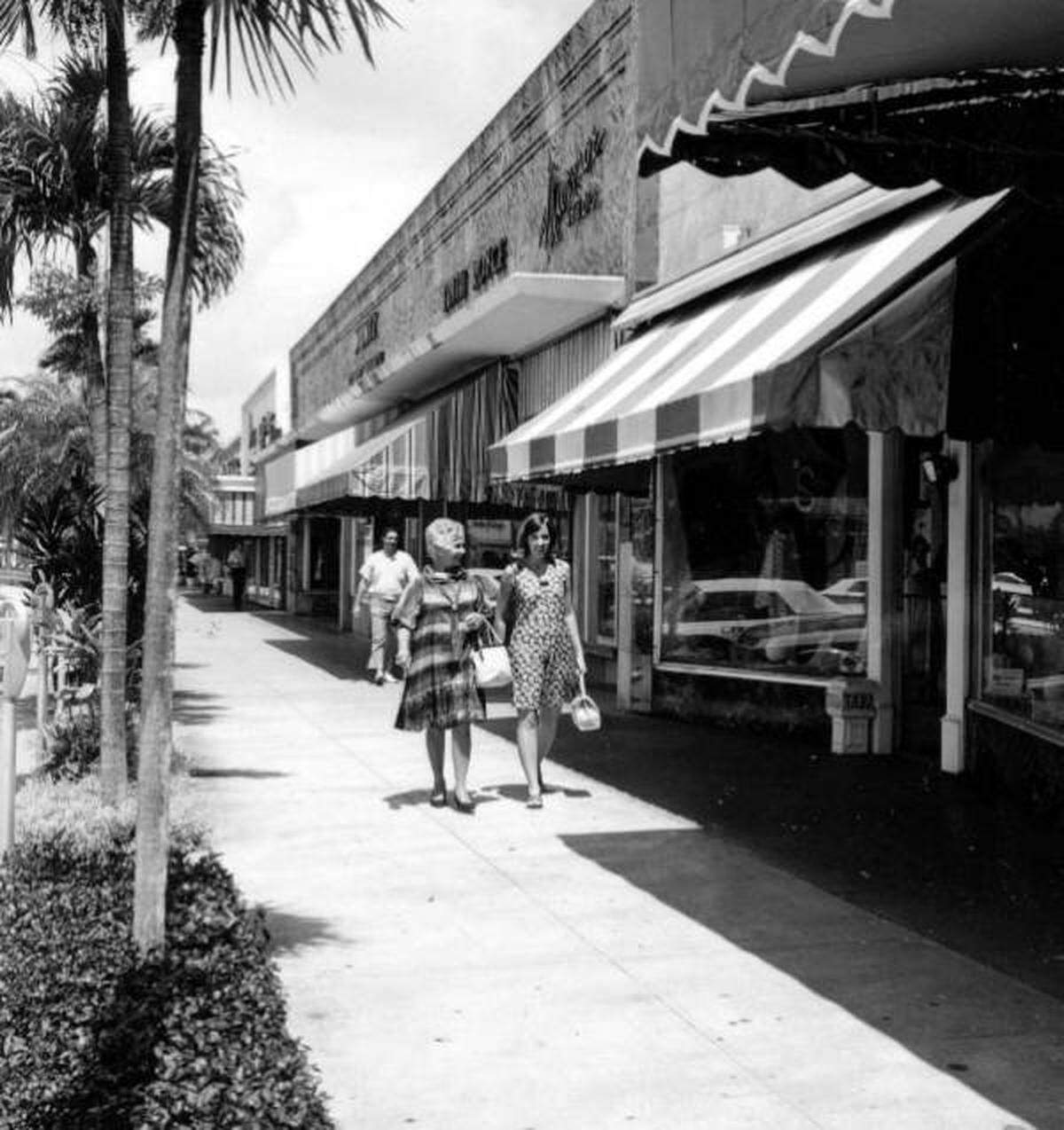 Miracle Mile in the 1960s.