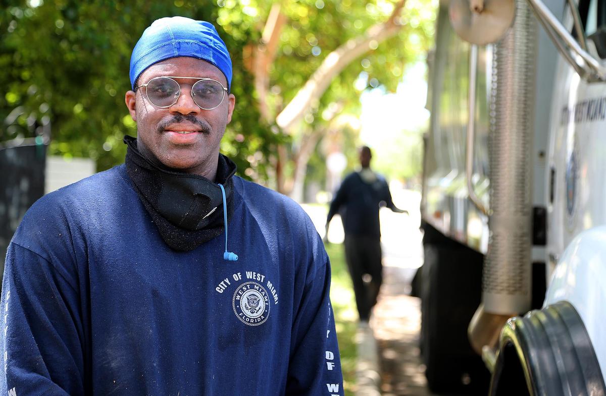 Eric Jennings, sanitation division, City of West Miami.