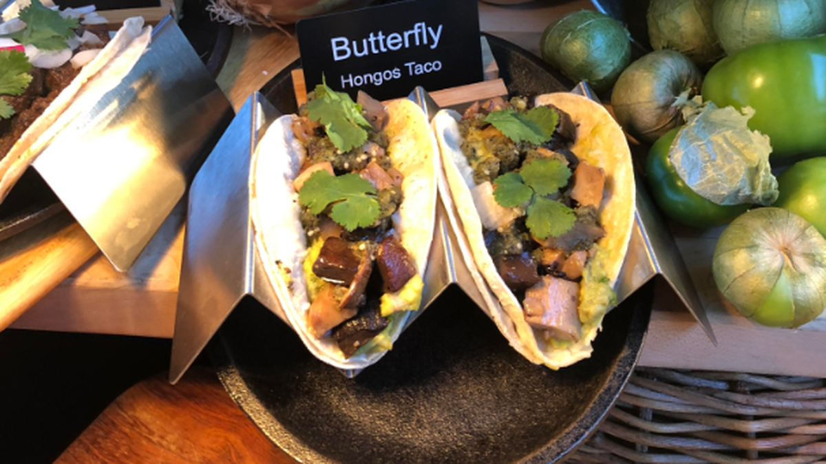Chef Jose Andres’ hongos tacos