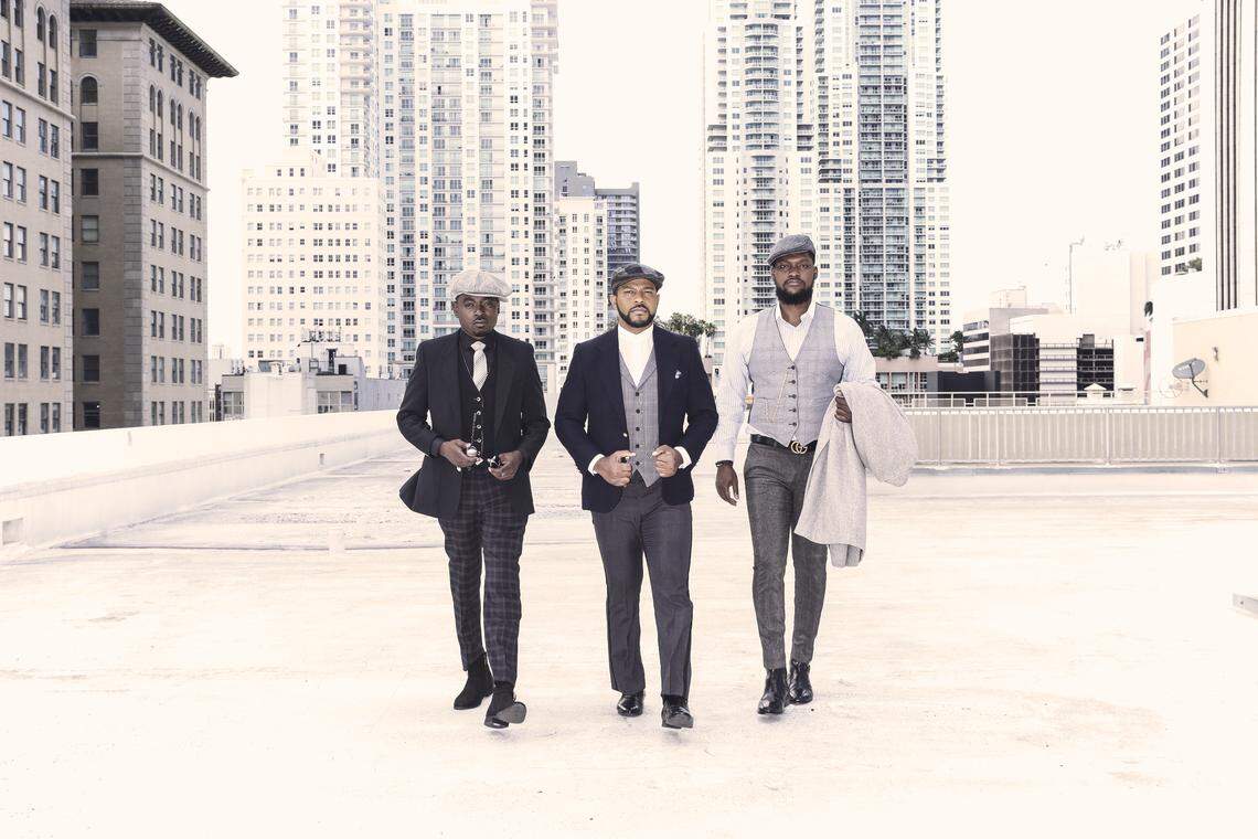 The three singers that make up the Haitian konpa band Harmonik -- Nickenson Prudhomme, Mackendy “Mac D” Talon and Sanders Solon -- has been winning fans with their lyrical talent. They are among several bands releasing new albums days ahead of Miami’s Haitian Compas Festival.