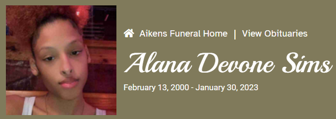 Alana Sims was five months pregnant at the time of her death, Florida news outlets reported.