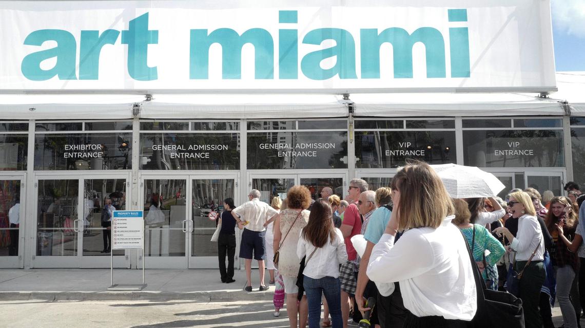 Art Miami is now located on Biscayne Bay at NE 15th Street.