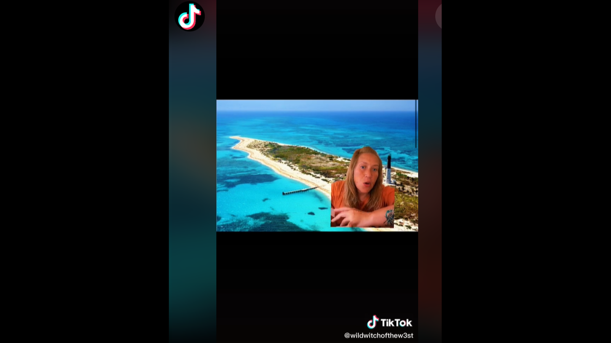 Heather West details shark attack off Florida/TikTok
