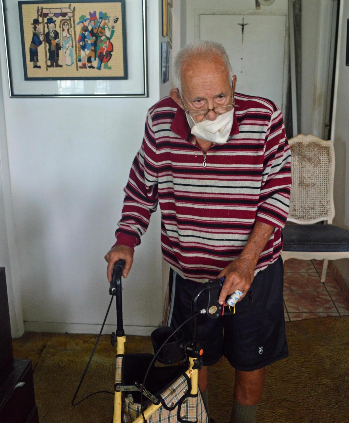 Orlando Bello, who was born in Cienfuegos, Cuba, has lived in the U.S. for more than 40 years. He hasn’t seen his wife or family in years, though he speaks with them by phone every day.