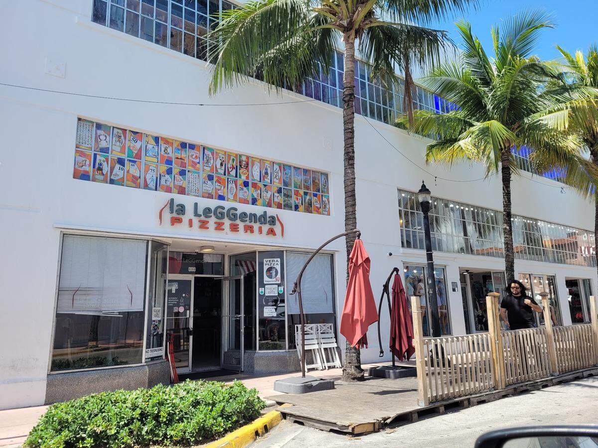 La Leggenda Pizzeria on Miami Beach was one of two Miami-area restaurants named one of the top 50 pizzerias in the U.S. 