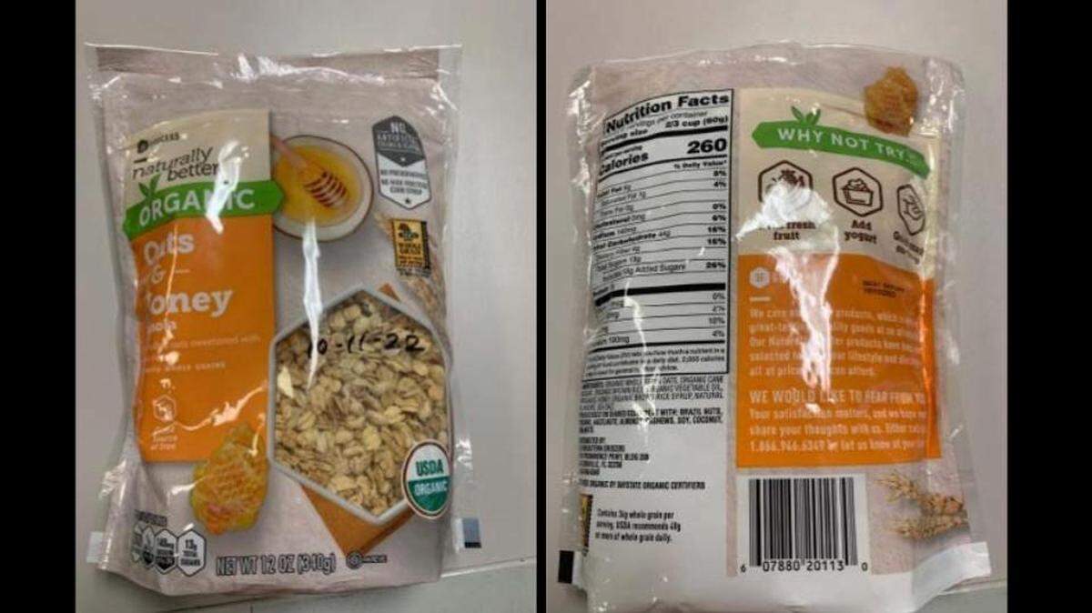 Bakery on Main recalled over 14,000 pounds of organic granola sold in Winnie-Dixie and Fresco y Más as it might cause allergic reactions.