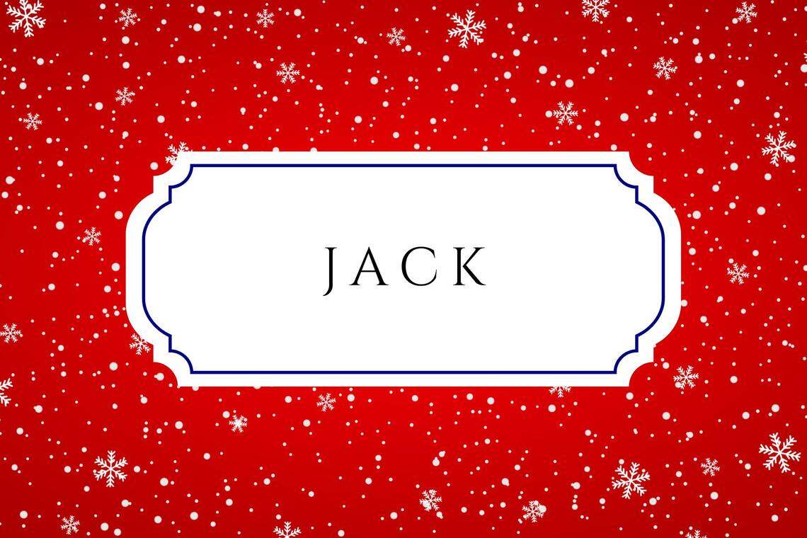 christmas baby names jack