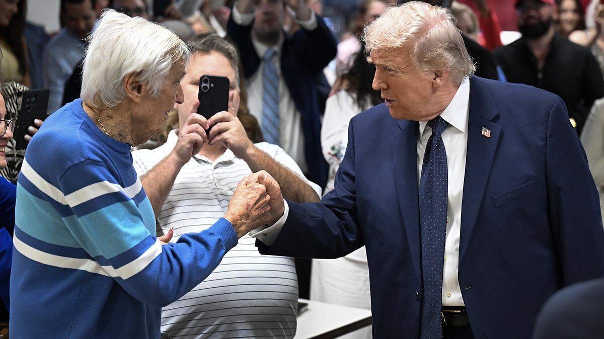 President Donald Trump visited Venezuelan restaurant El Arepazo on March 9, 2026, in Doral.