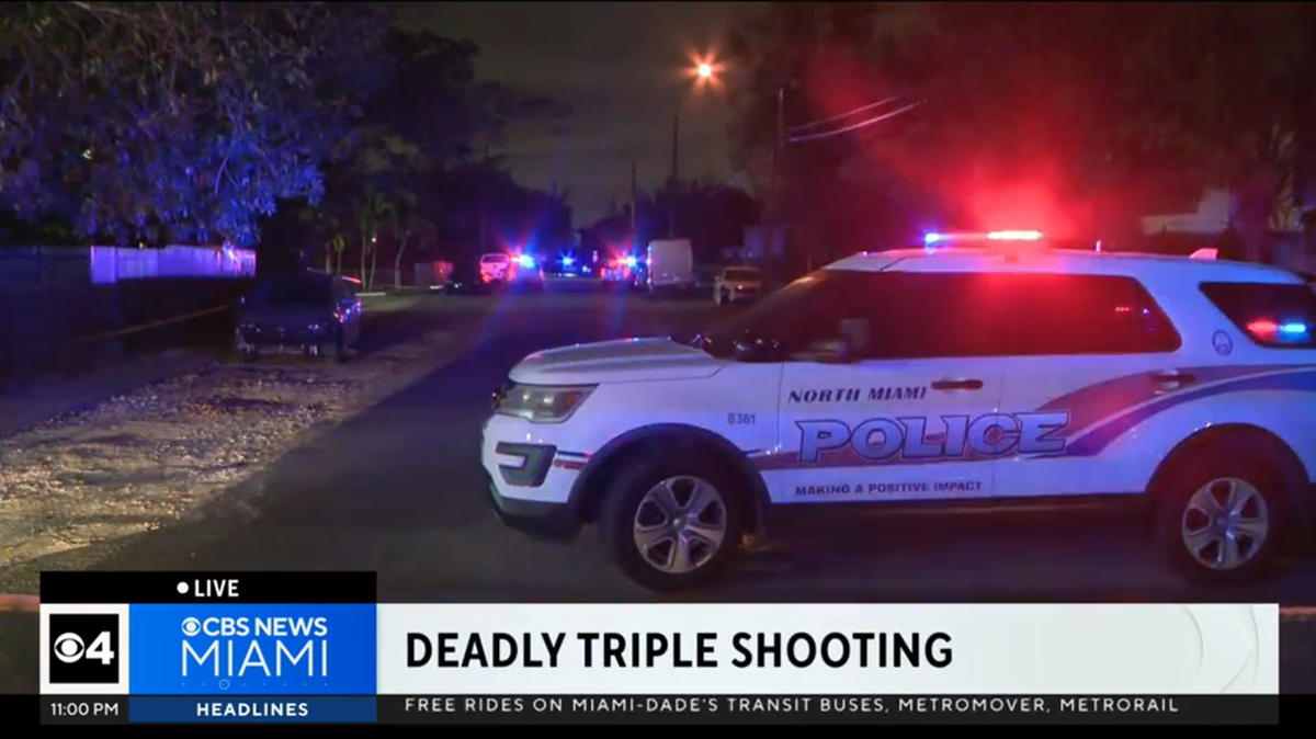 A man is accused of shooting and killing three men near downtown North Miami on Monday, Nov. 13, 2023.