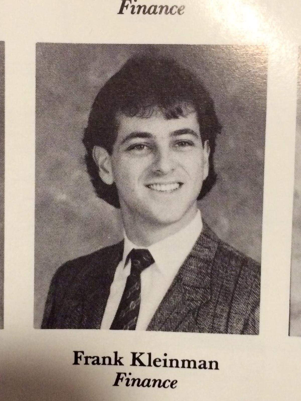Frankie Kleiman, pictured in a university yearbook.