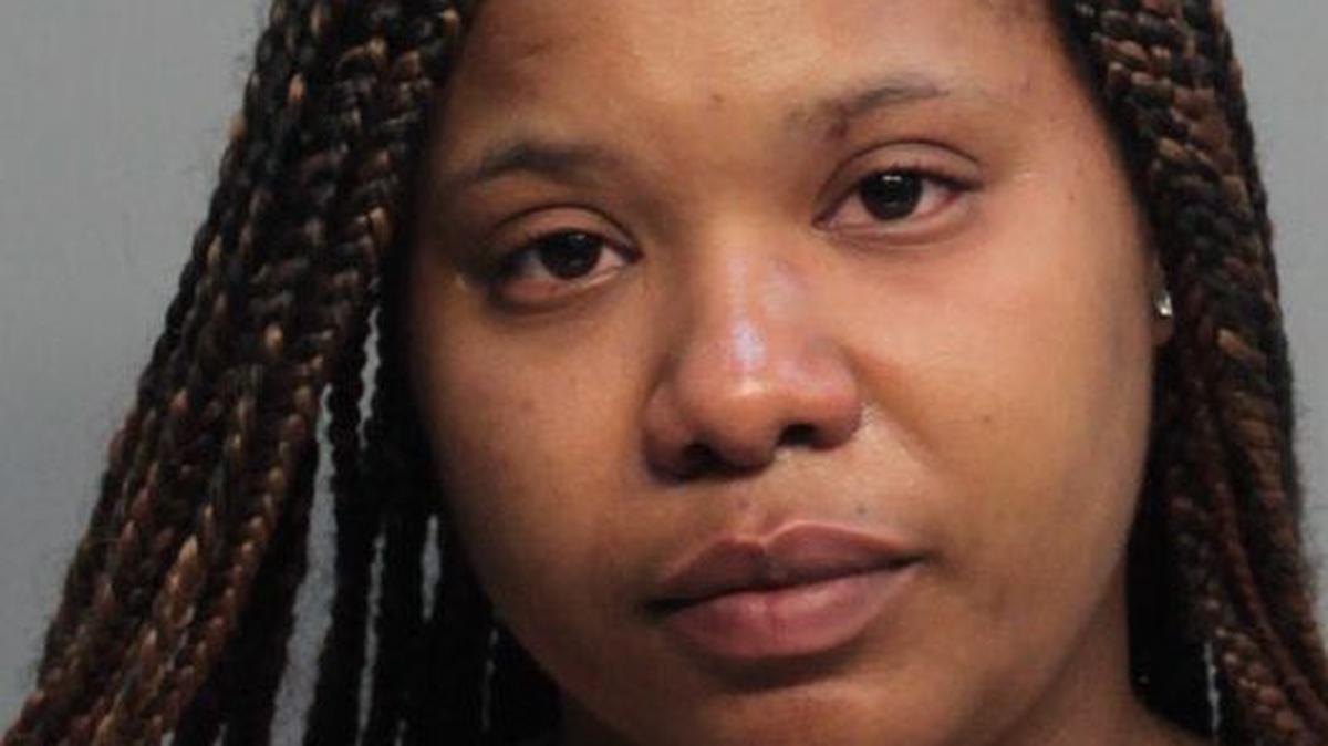Ashley Dawson, 22, was charged with a host of crimes Monday that included aggravated battery. Police said she rammed a woman with her car because she believed the woman was having an affair with her boyfriend.