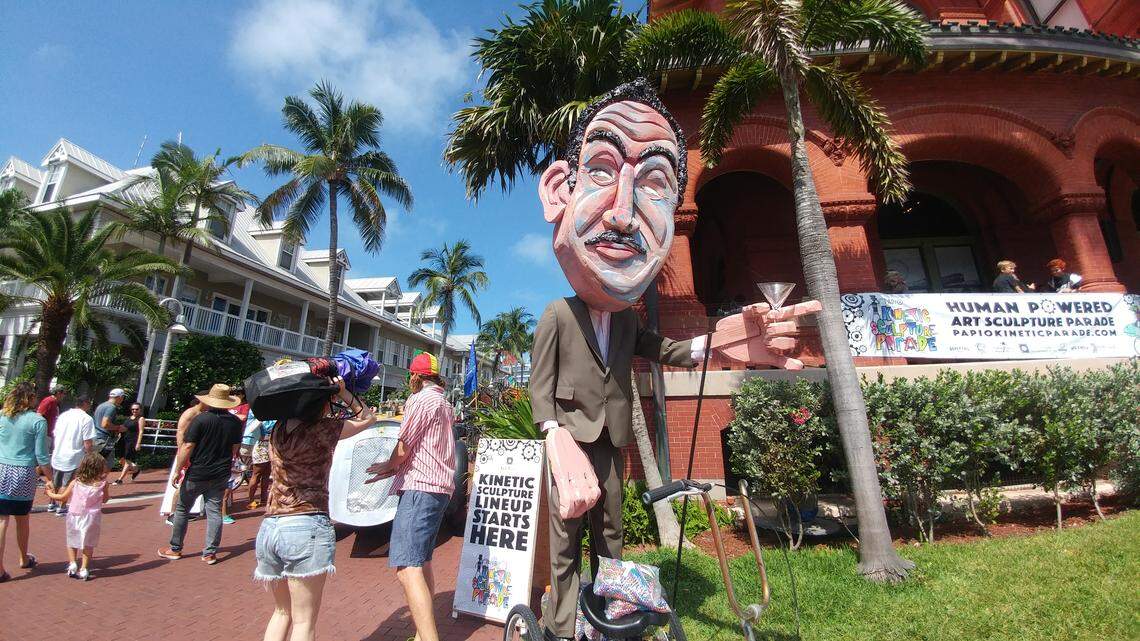 The fourth annual Papio Kinetic Sculpture Parade took place Saturday, May 4, 2019, in downtown Key West.