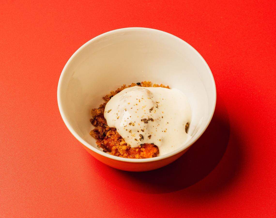 Pappa al pomodoro, made with day-old bread, at Torno Subito in Miami.