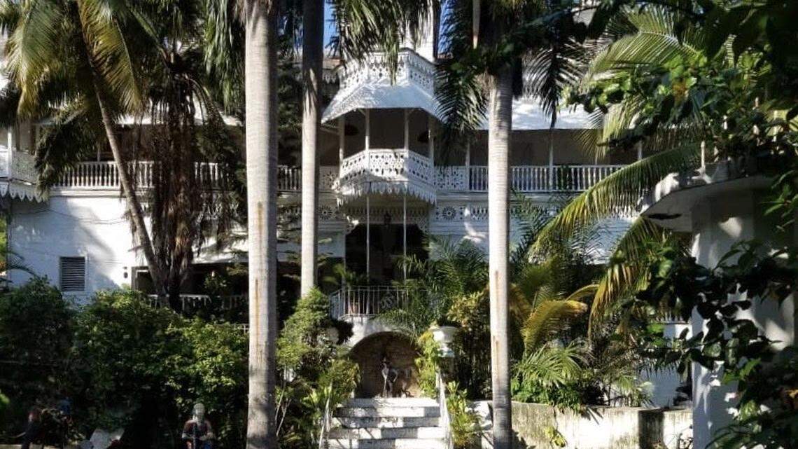 Haiti’s landmark Oloffson Hotel in Port-au-Prince, a favorite haunt of writers and artists, was burned to the ground, proprietor Richard Morse said. The attack by gangs took place Saturday, July 6, 2025, into Sunday morning.