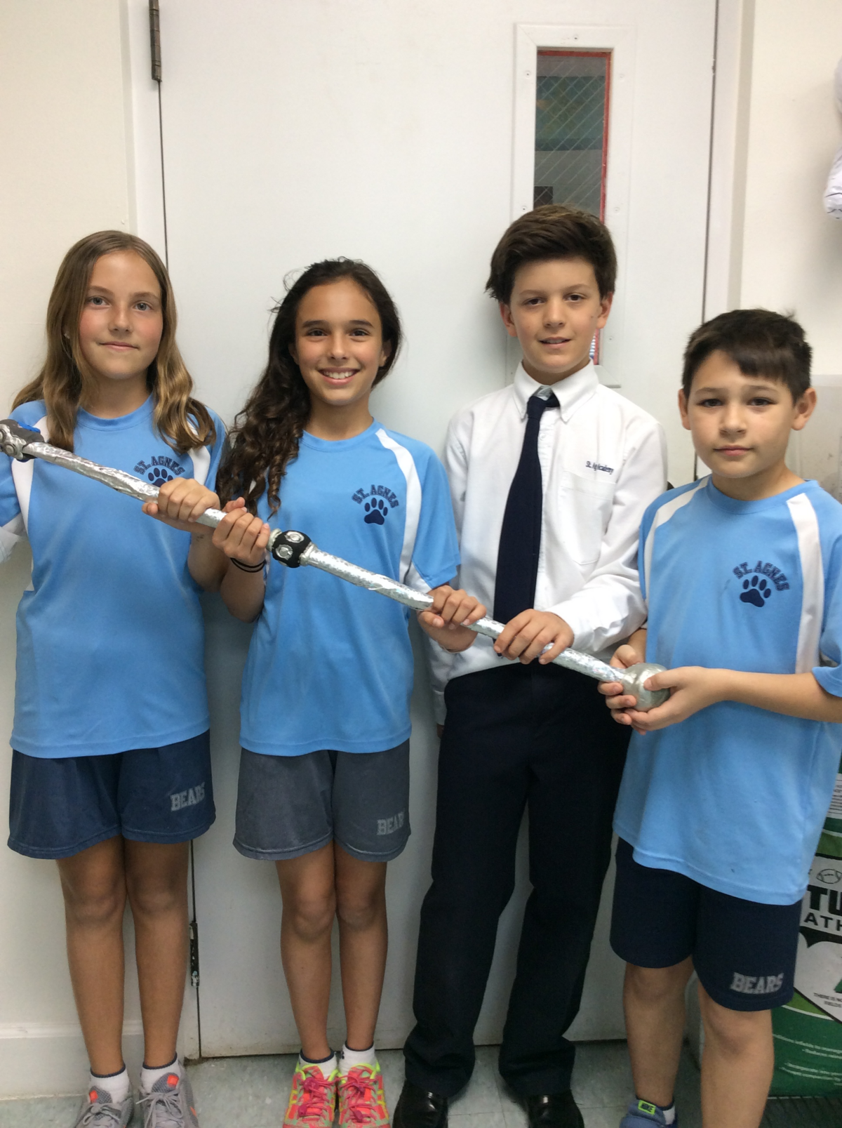 Maria Ruiz Verjano, Sofia Aleman, Theo Waterhouse and Federico Calzadilla of St. Agnes Academy were recently named one of 24 regional winners in the 2017-18 ExploraVision Competition.