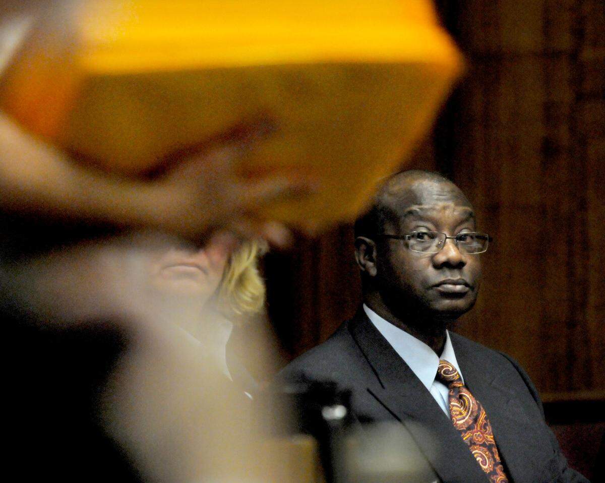 Miami’s Grady Nelson, pictured here during his trial in November 2009, was convicted of murdering his wife, stabbing her 61 times. He was sentenced to life in prison.