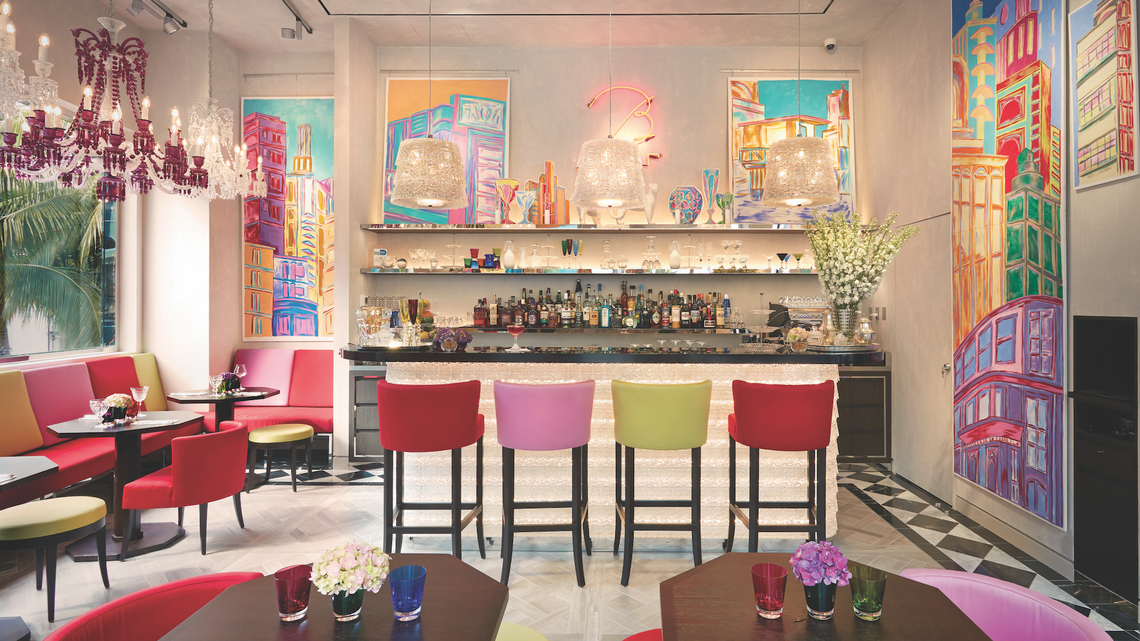 The Baccarat Boutique BBar and Lounge in the Miami Design District is a crystal-clear choice for any occasion