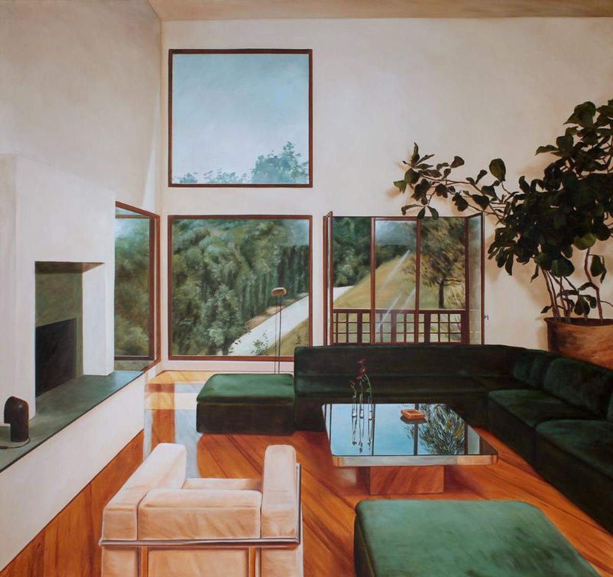 Paintings by Canadian artist Brian Rideout open Sept. 21 , 2019, at Tile Blush.