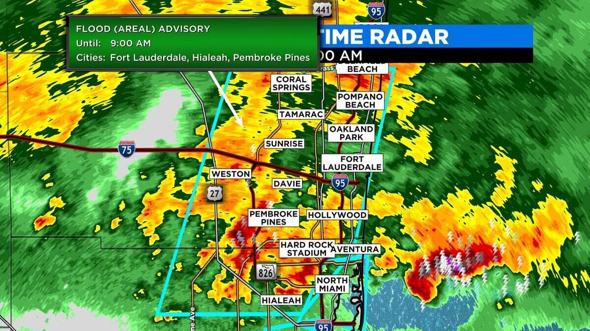 South Florida flood advisories, weather forecast heavy rain | Miami Herald
