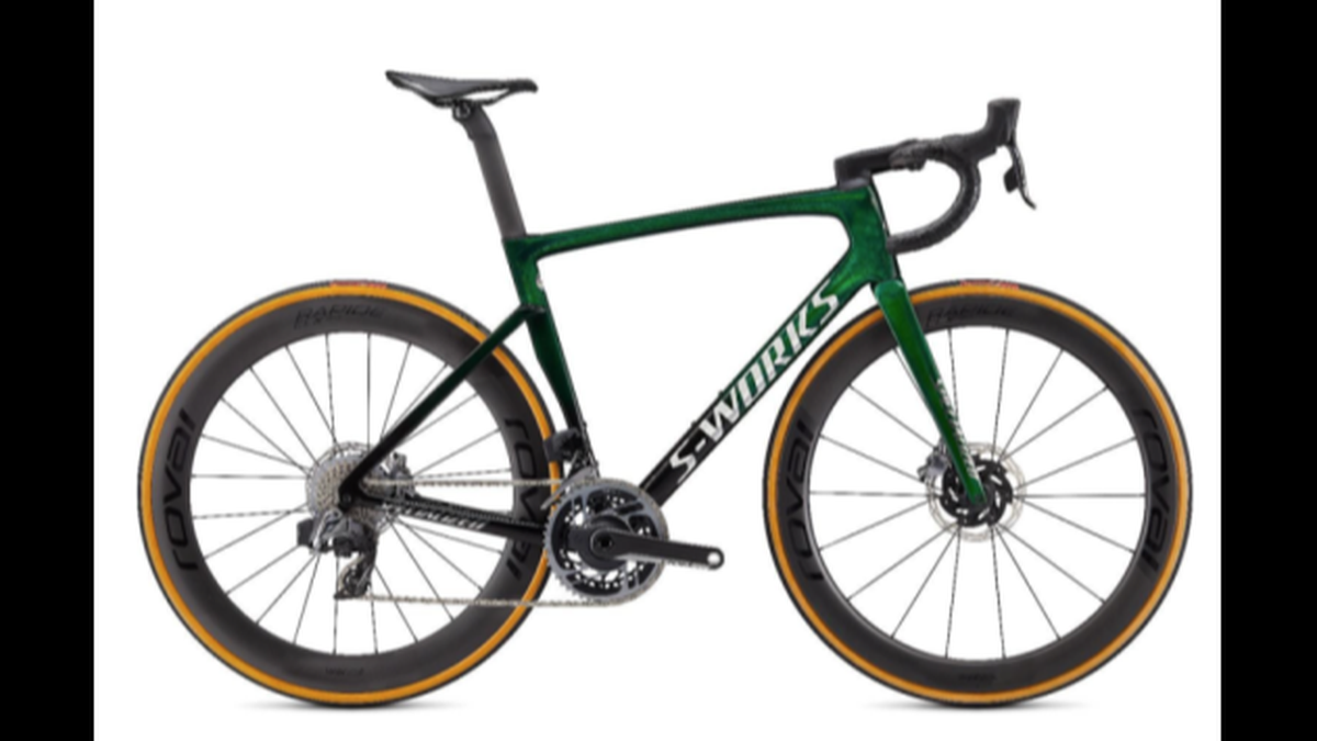 The recalled Specialized Tarmac SL7 in green