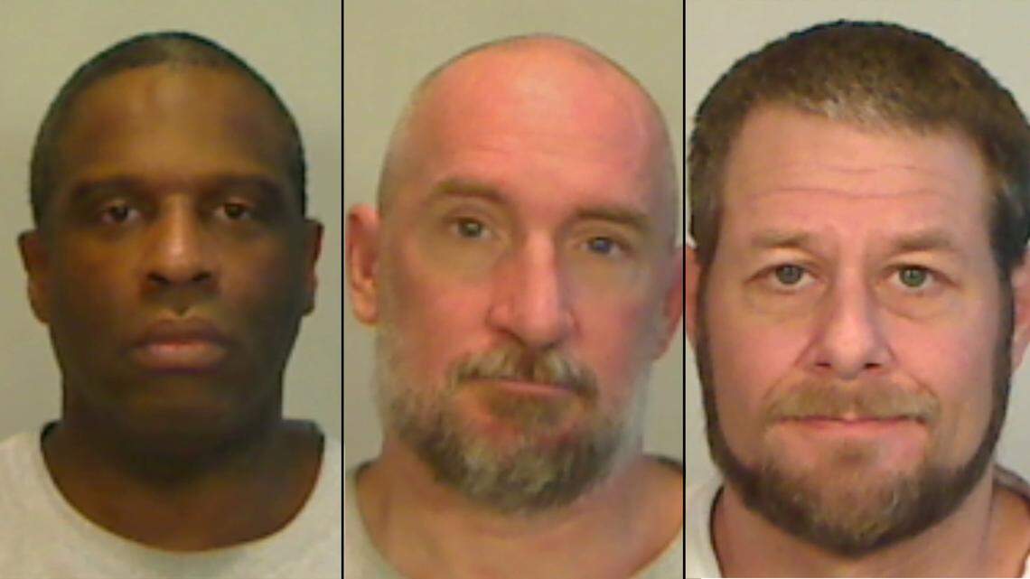 From left to right: Rory Wilson, Franklin Tyrone Tucker and John Johnson