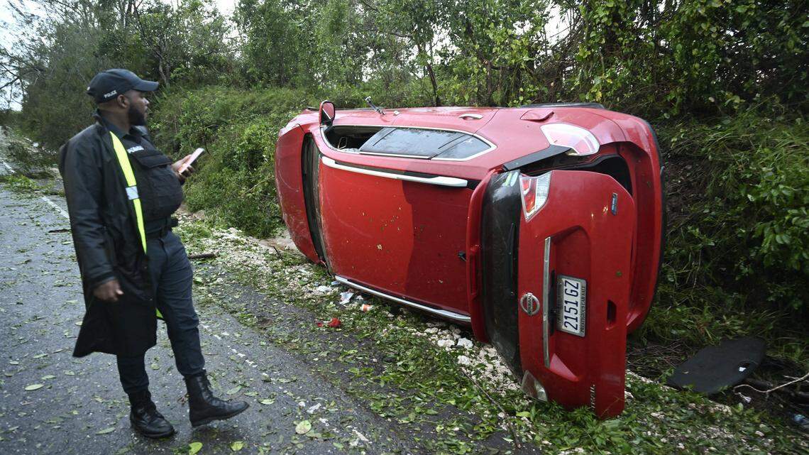 Hurricane Melissa ripped up trees and knocked out power after making landfall in Jamaica on October 29, 2025 as one of the most powerful hurricanes on record, inundating the island nation with rains that threaten flash floods and landslides.