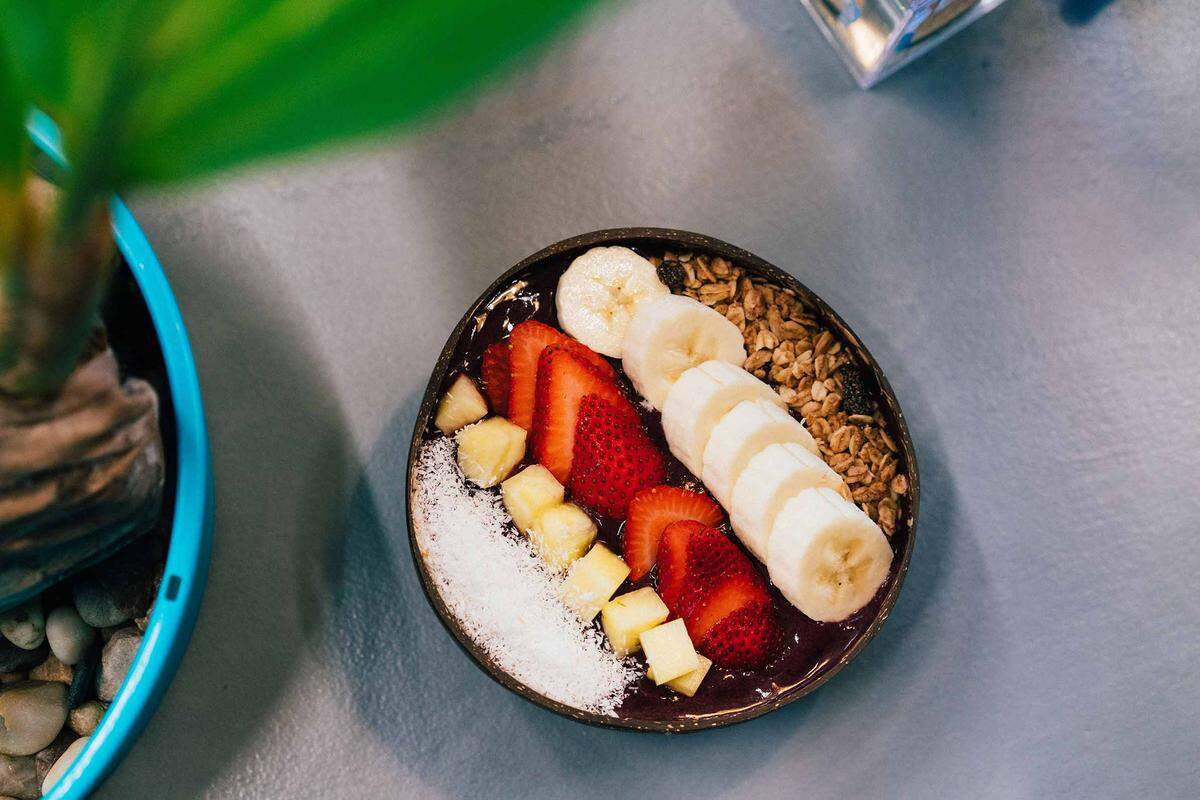 All acai bowls are made to order at Palma Juice Company.