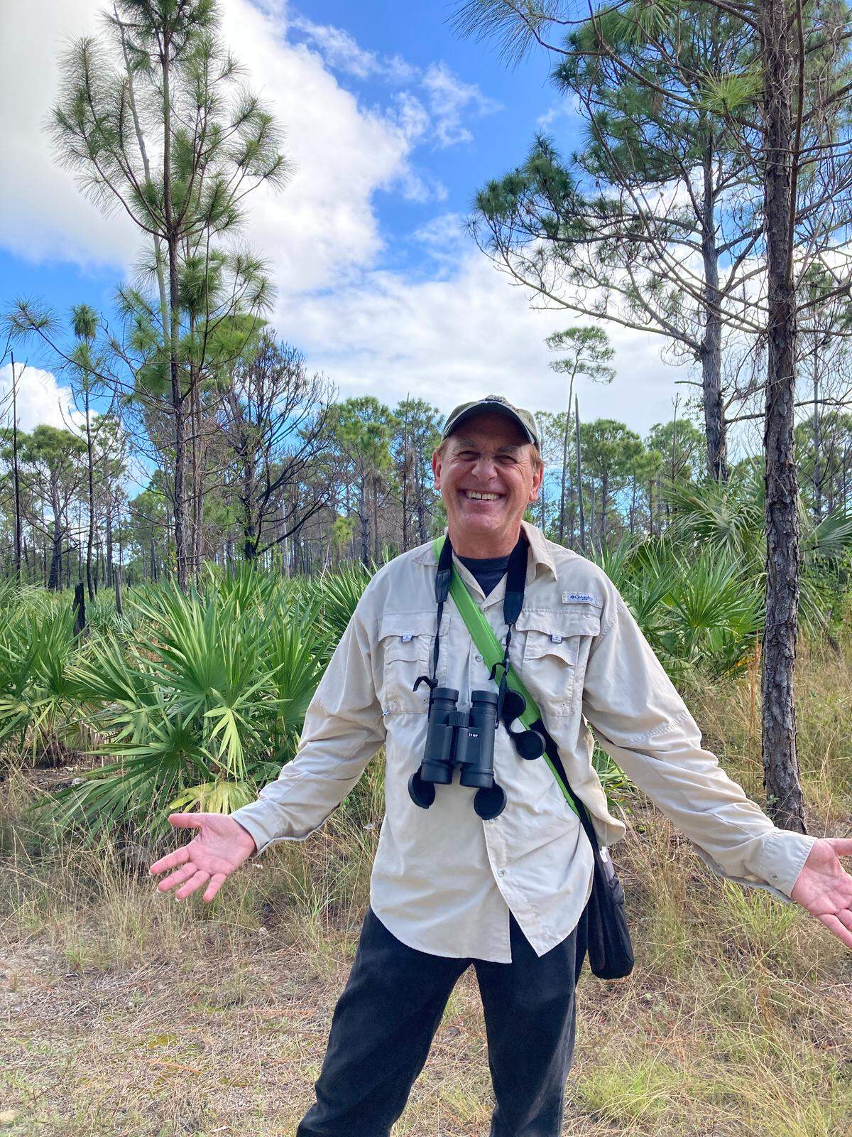 Singer/songwriter Grant Livingston enjoyed a Tropical Audubon Ambassador field trip to the Deering Estate pine rockland in November 2022.