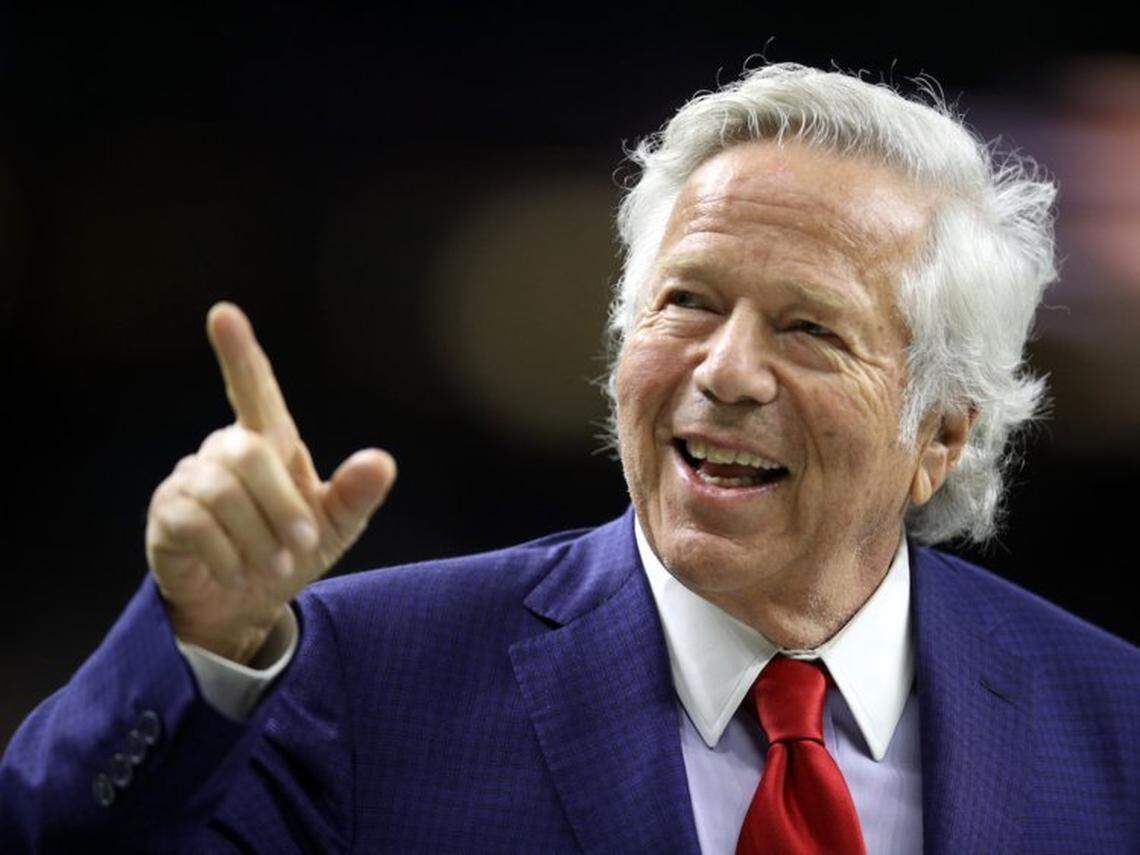 Patriots owner Robert Kraft has been charged with soliciting a prostitute at a Florida spa.