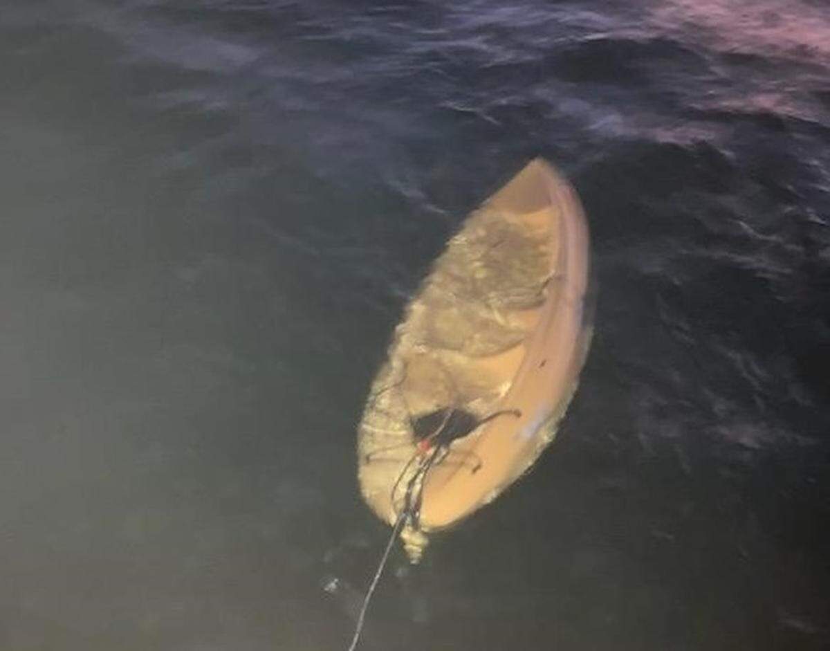 A man kayaking in the Florida Keys was reported missing Monday, the U.S. Coast guard said.