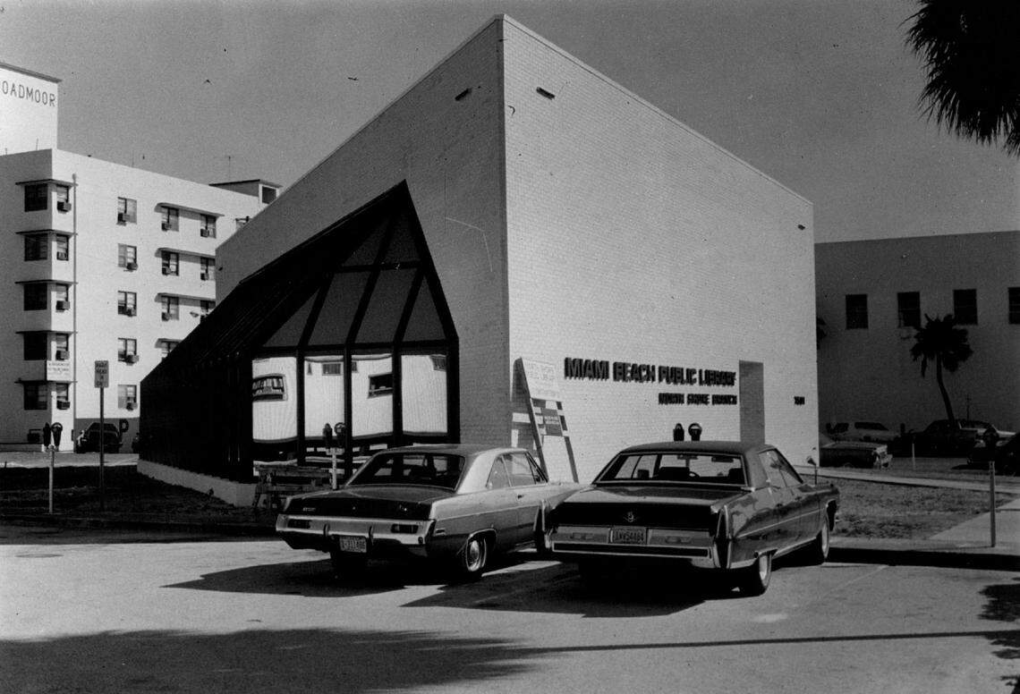 North Shore branch library on Collins Avenue in 1978.