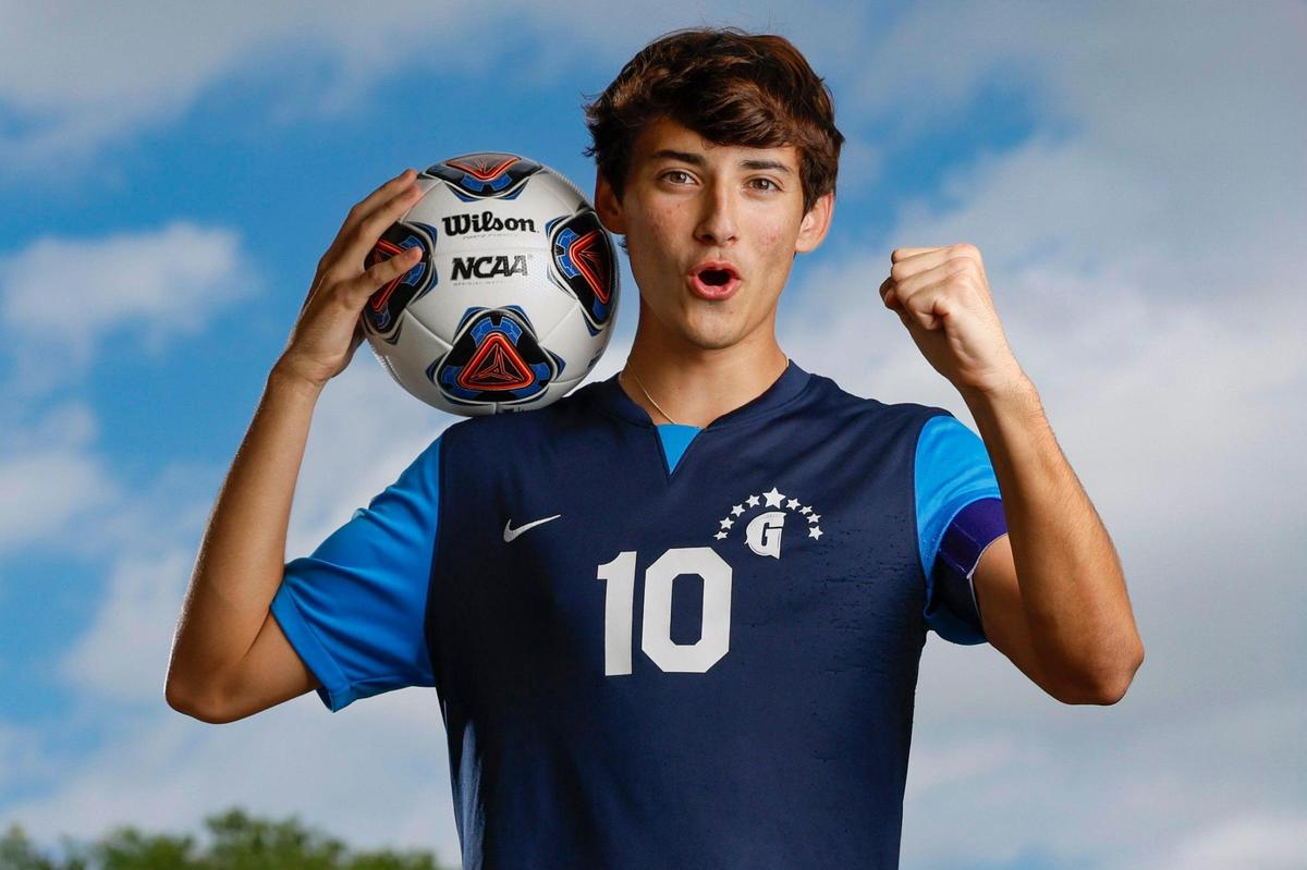 Gulliver Prep’s Nicolas Piñeros is the Miami Herald’s Boy’s Soccer Class All-Dade Player of the Year on Thursday, March 13, 2025.