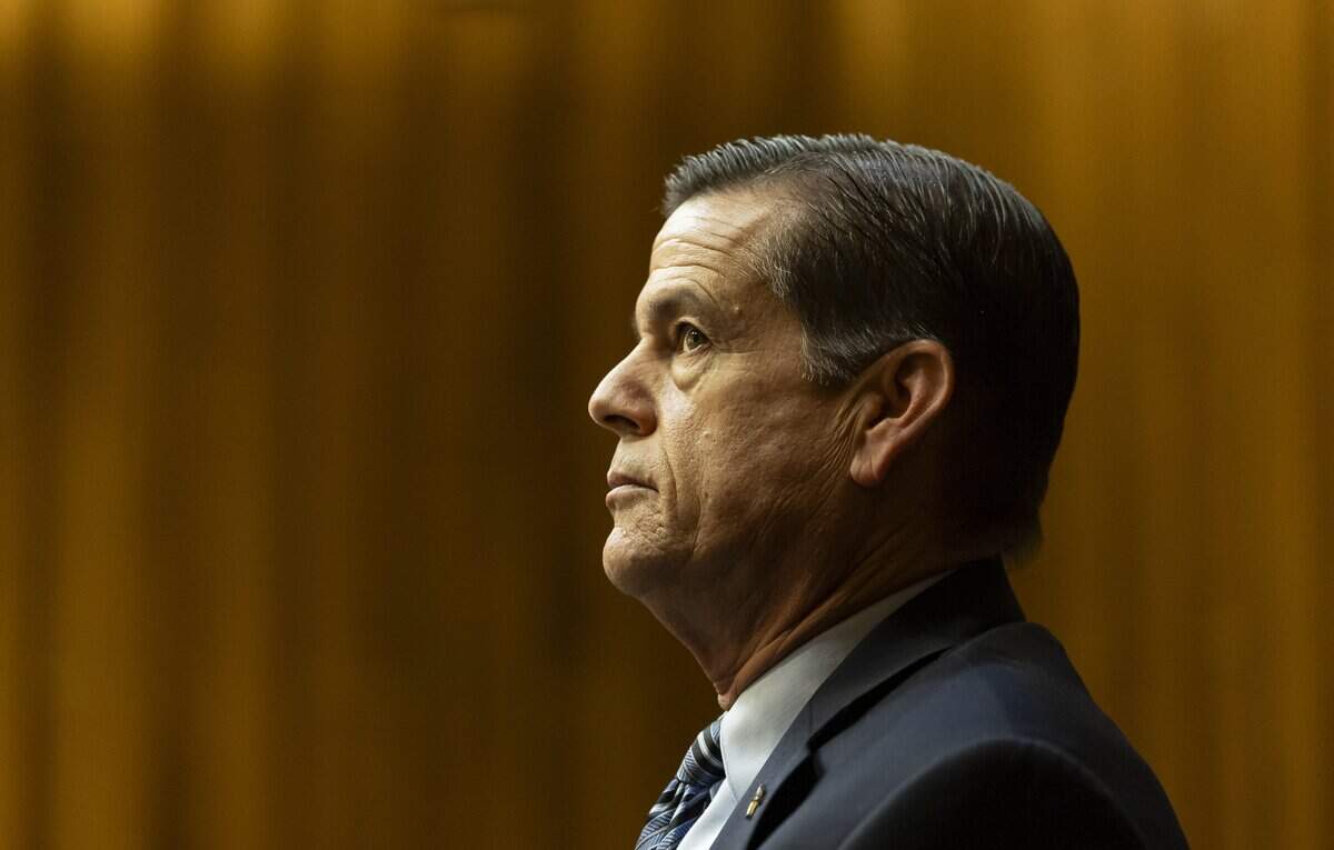 George Pino looks on during his trial at the Richard E. Gerstein Justice Building on Friday, June 12, 2026, in Miami, Fla. Pino is charged in connection to the boat crash that killed 17-year-old Lucy Fernandez in 2022.