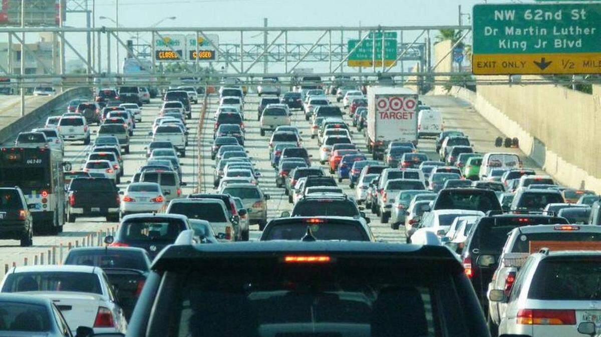 Miami traffic was less congested in 2020 than in 2019, but it was still a mess, the report says.