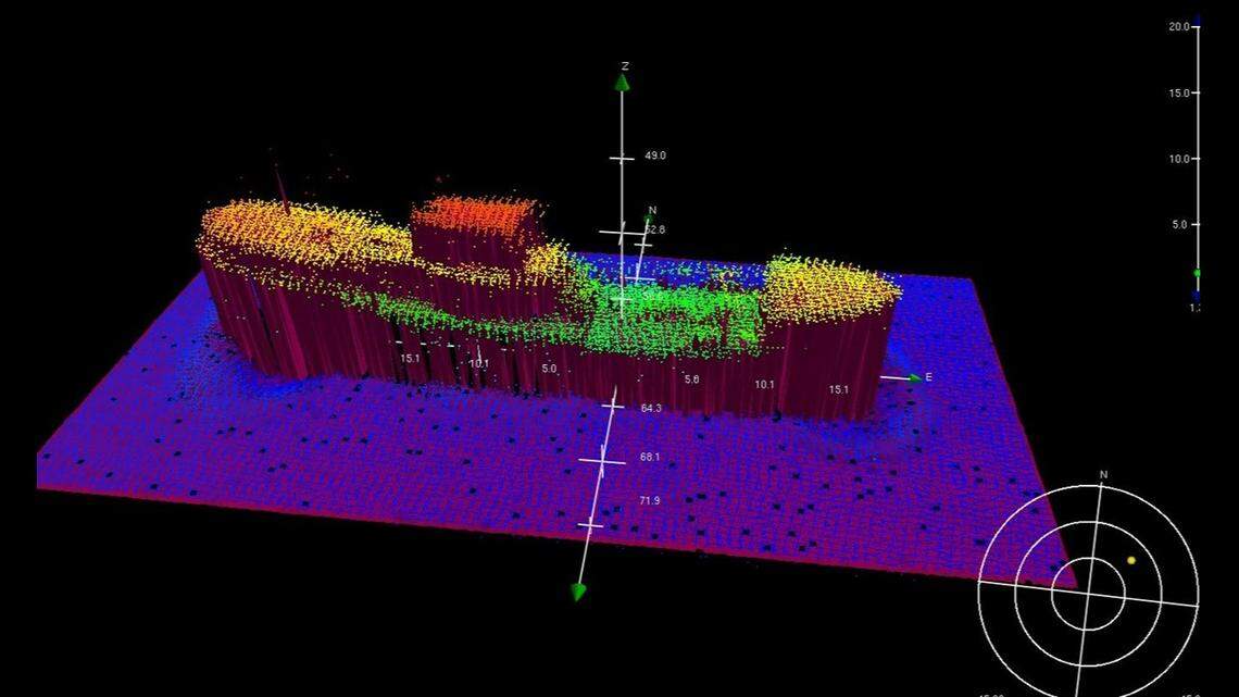 The shipwreck was found in the Sydney Bight off Cape Breton Island in northeast Canada, officials said. The island is about a 530-mile drive northeast from Bangor, Maine.
